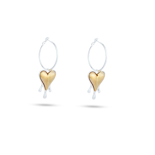 HEART DROP EARRINGS