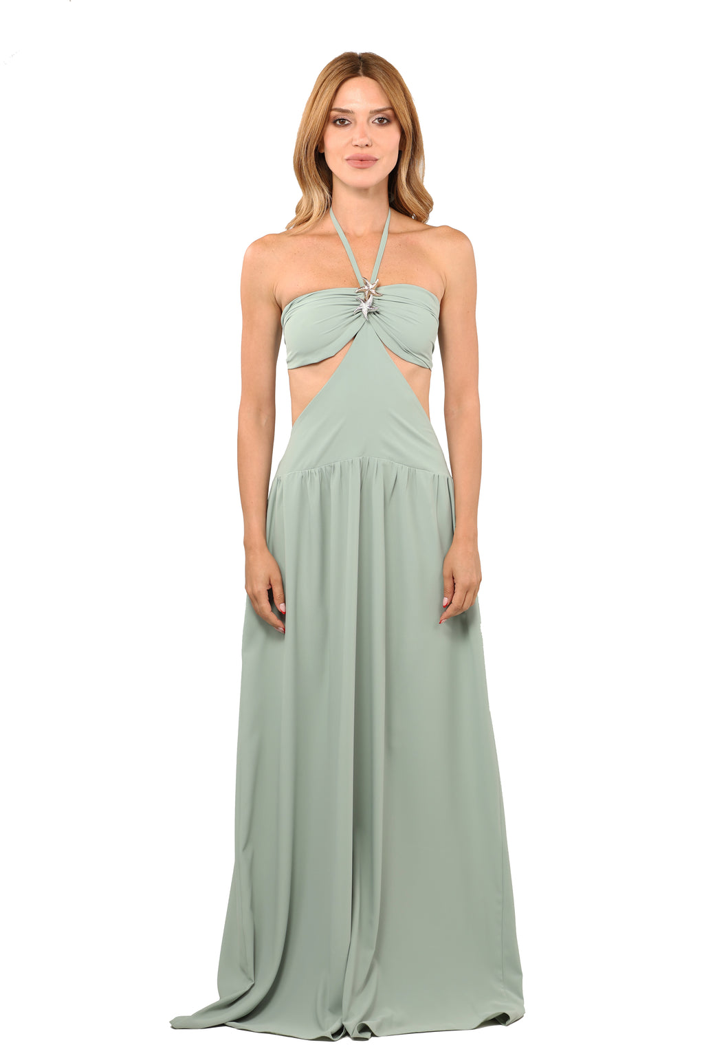 CELESTIA MAXI DRESS - MINT GREEN